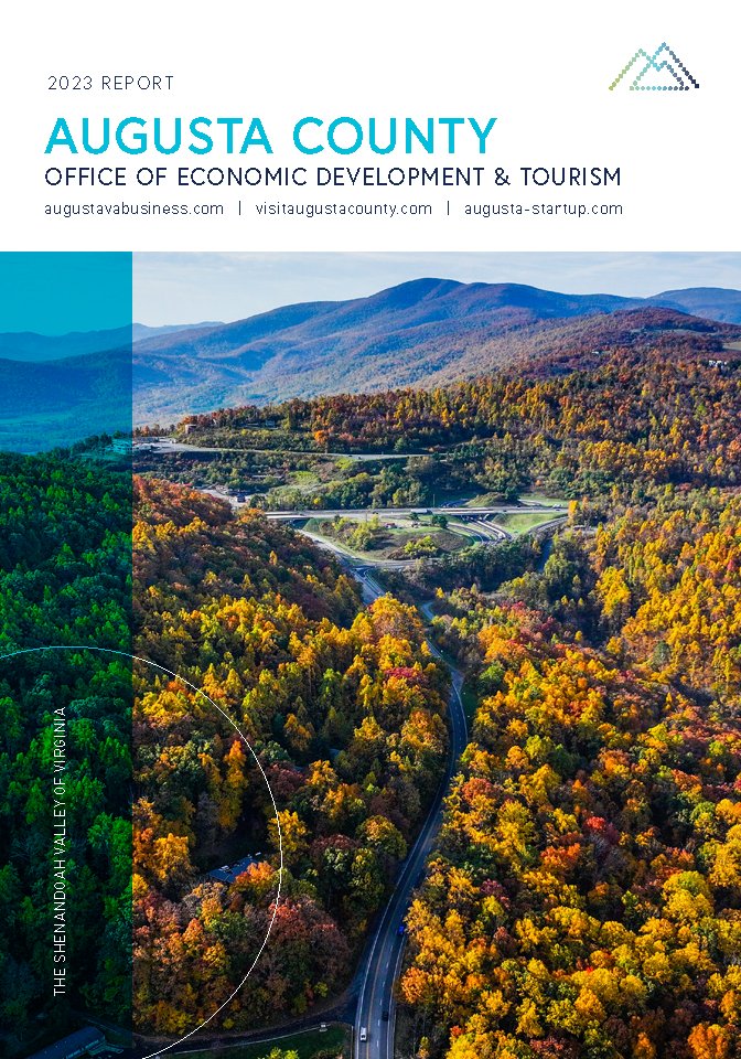 Cover for Augusta County Economic Development & Tourism 2023 Annual Report